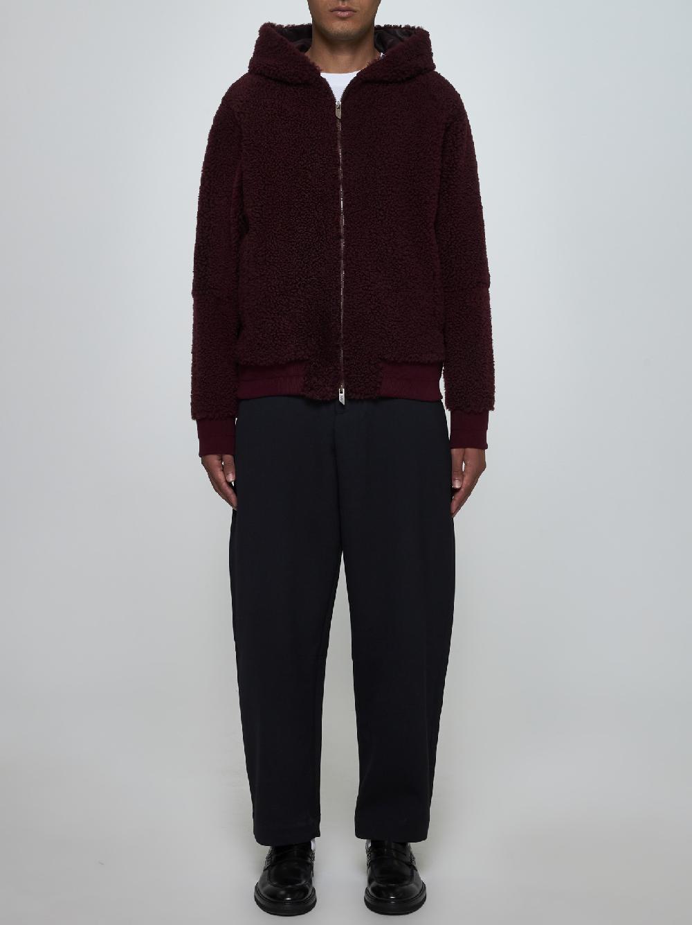 SALVATORE SANTORO Giacca Reversibile In Shearling E Pelle