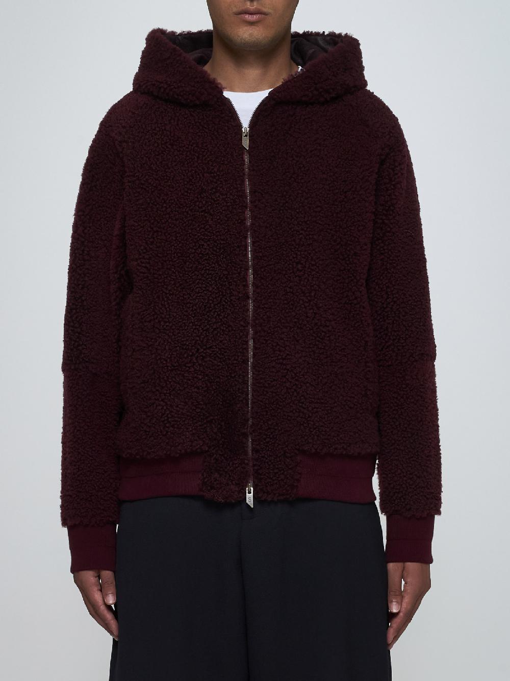 SALVATORE SANTORO Giacca Reversibile In Shearling E Pelle