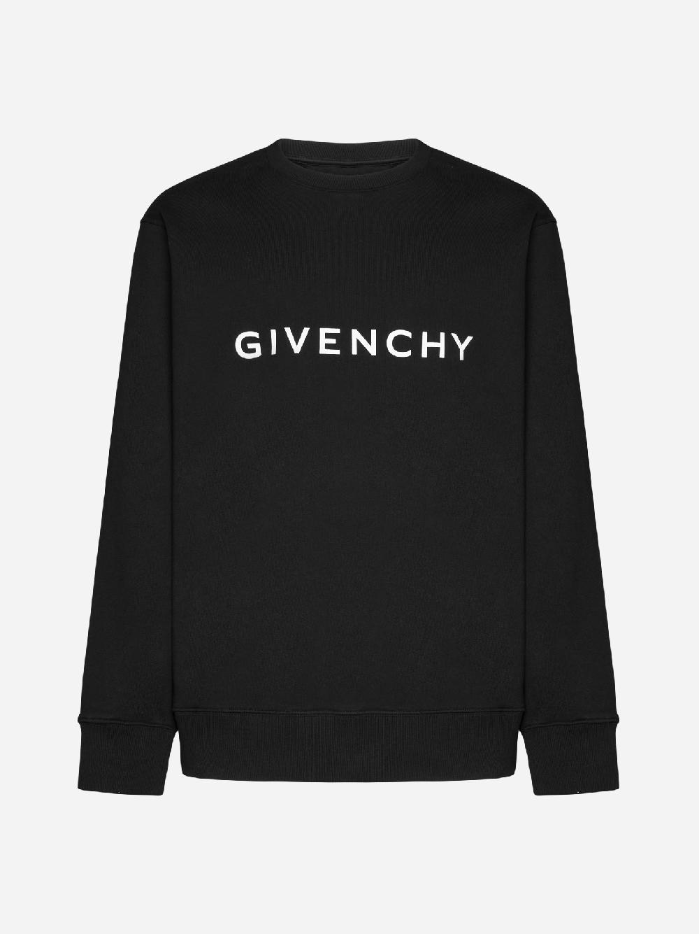GIVENCHY Felpa in cotone con logo