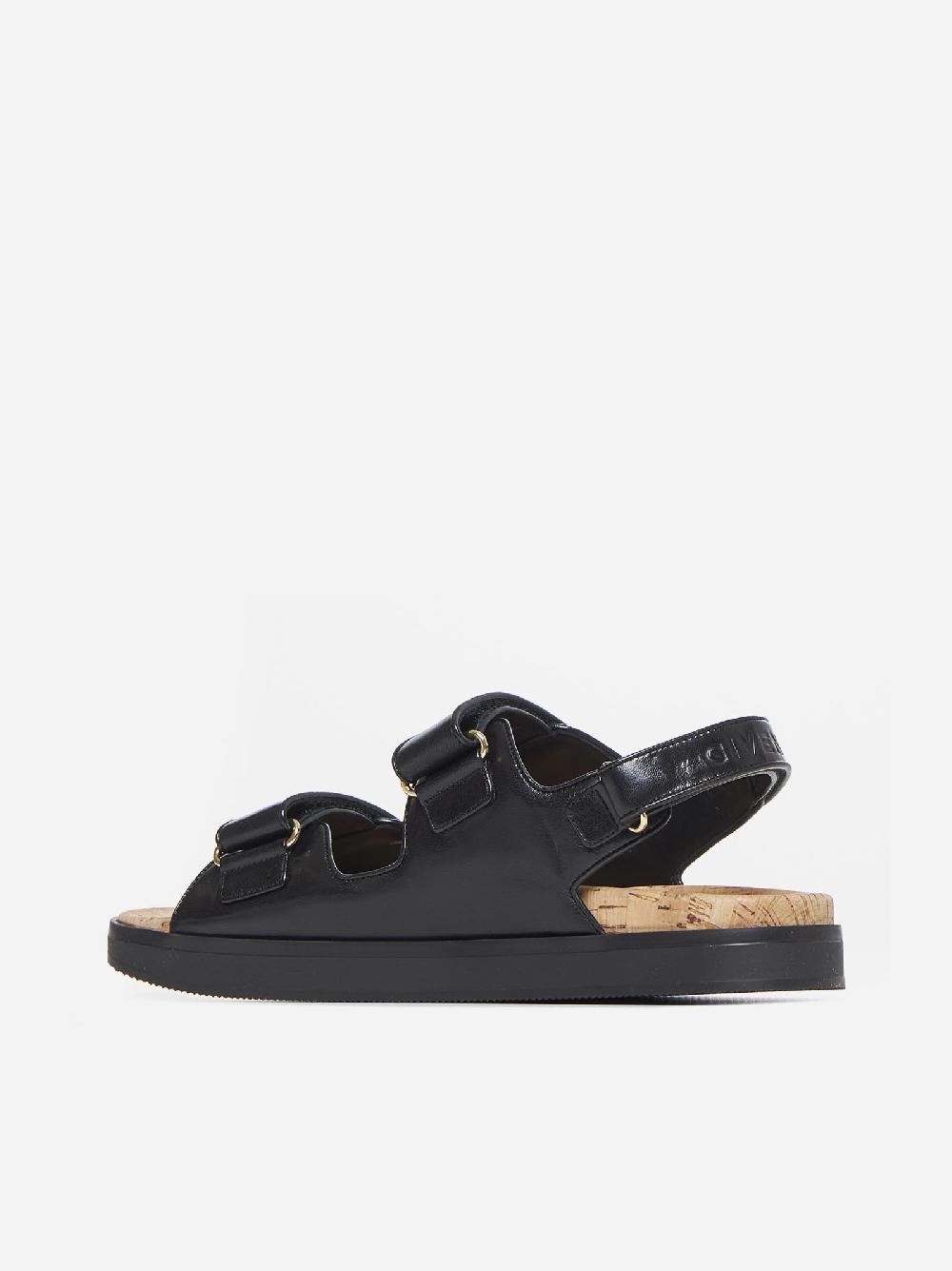 GIVENCHY Sandali Flat In Pelle 4G