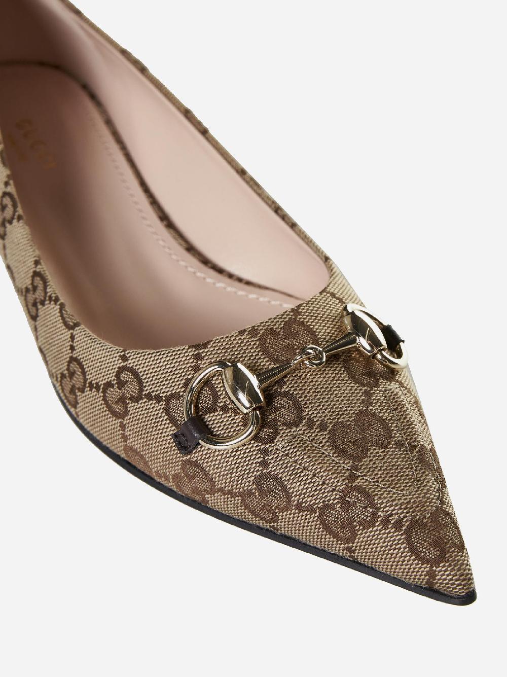 GUCCI Ballerine In Tessuto GG