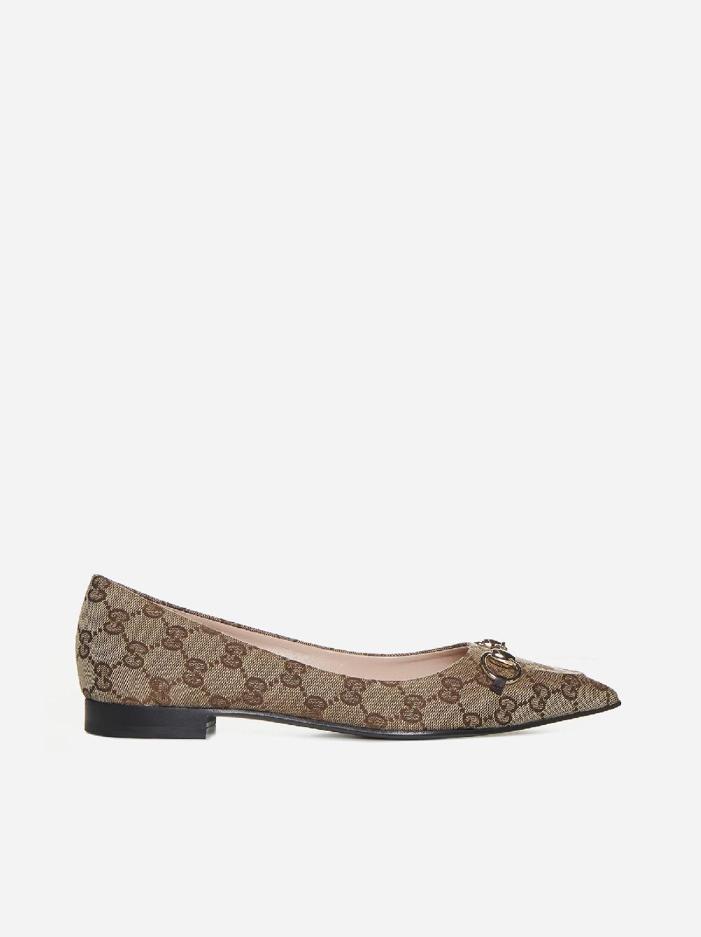 GUCCI Ballerine in tessuto GG