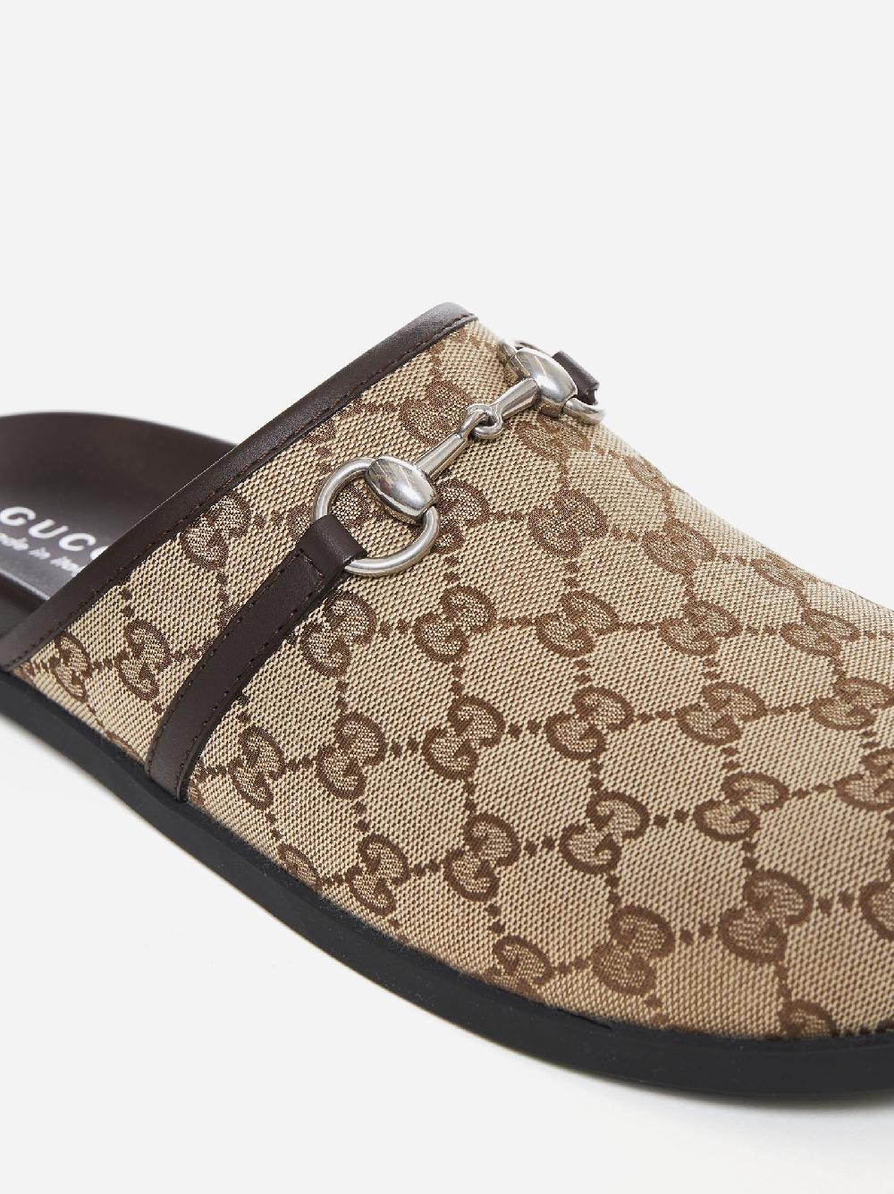 GUCCI Mules In Tessuto GG