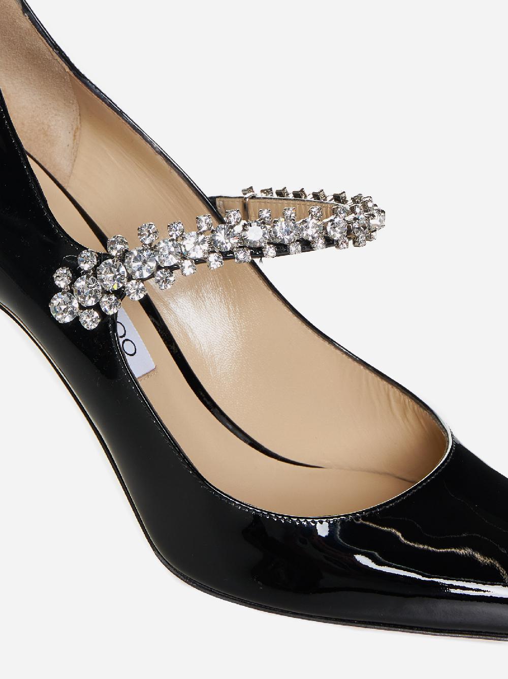 JIMMY CHOO Decollete’ Bing In Vernice Con Cristalli