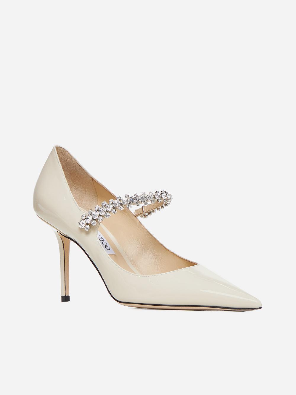 JIMMY CHOO Decollete’ Bing In Vernice Con Cristalli