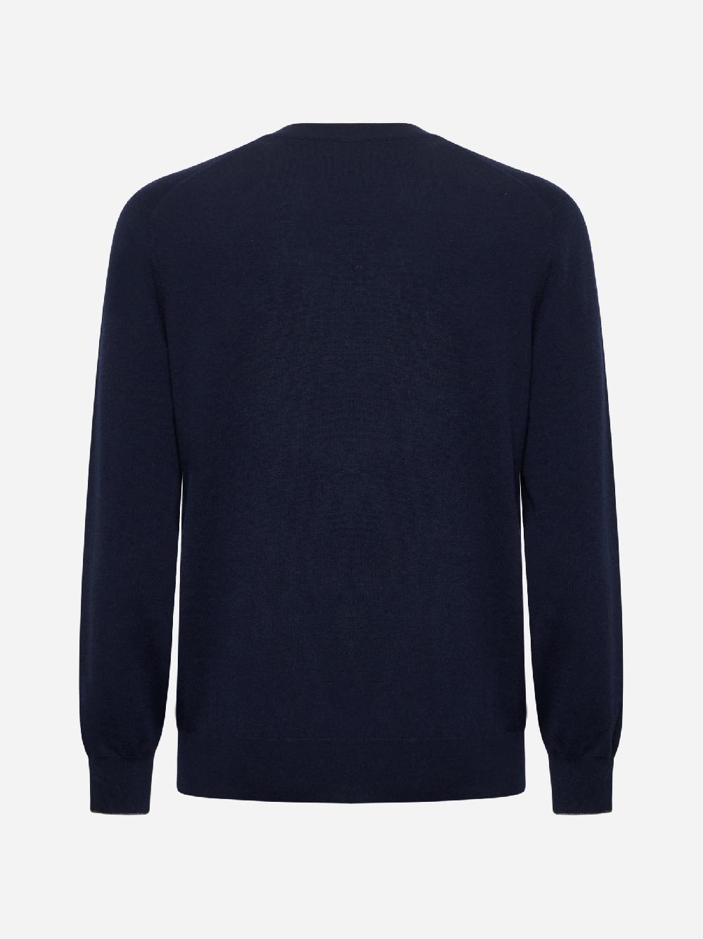 BRUNELLO CUCINELLI Maglia Girocollo In Cashmere Blu