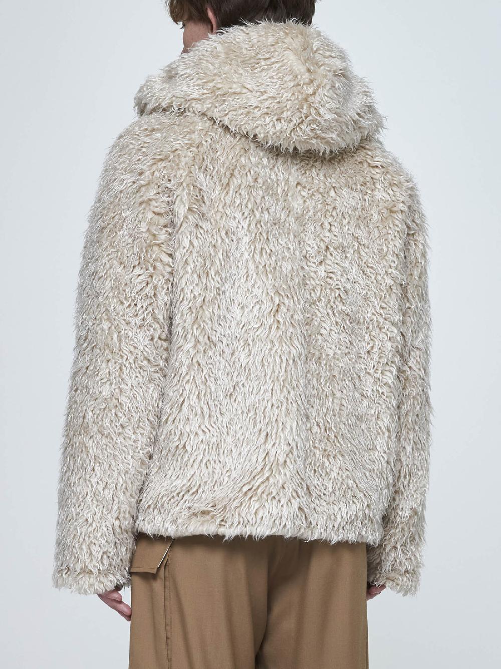 MARNI Giacca Teddy In Faux Fur