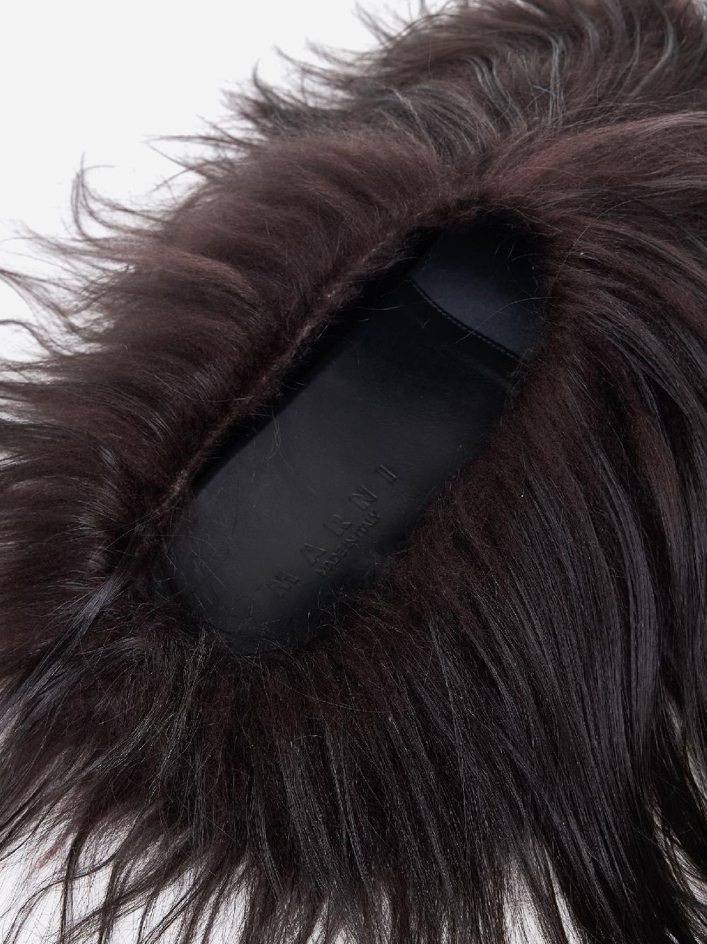 MARNI Mules Fussbett In Pelliccia