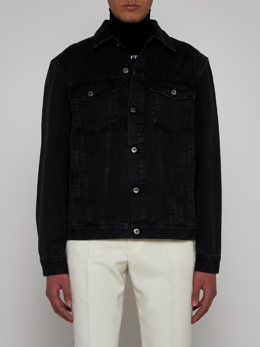 OFF WHITE Giacca In Denim Con Logo