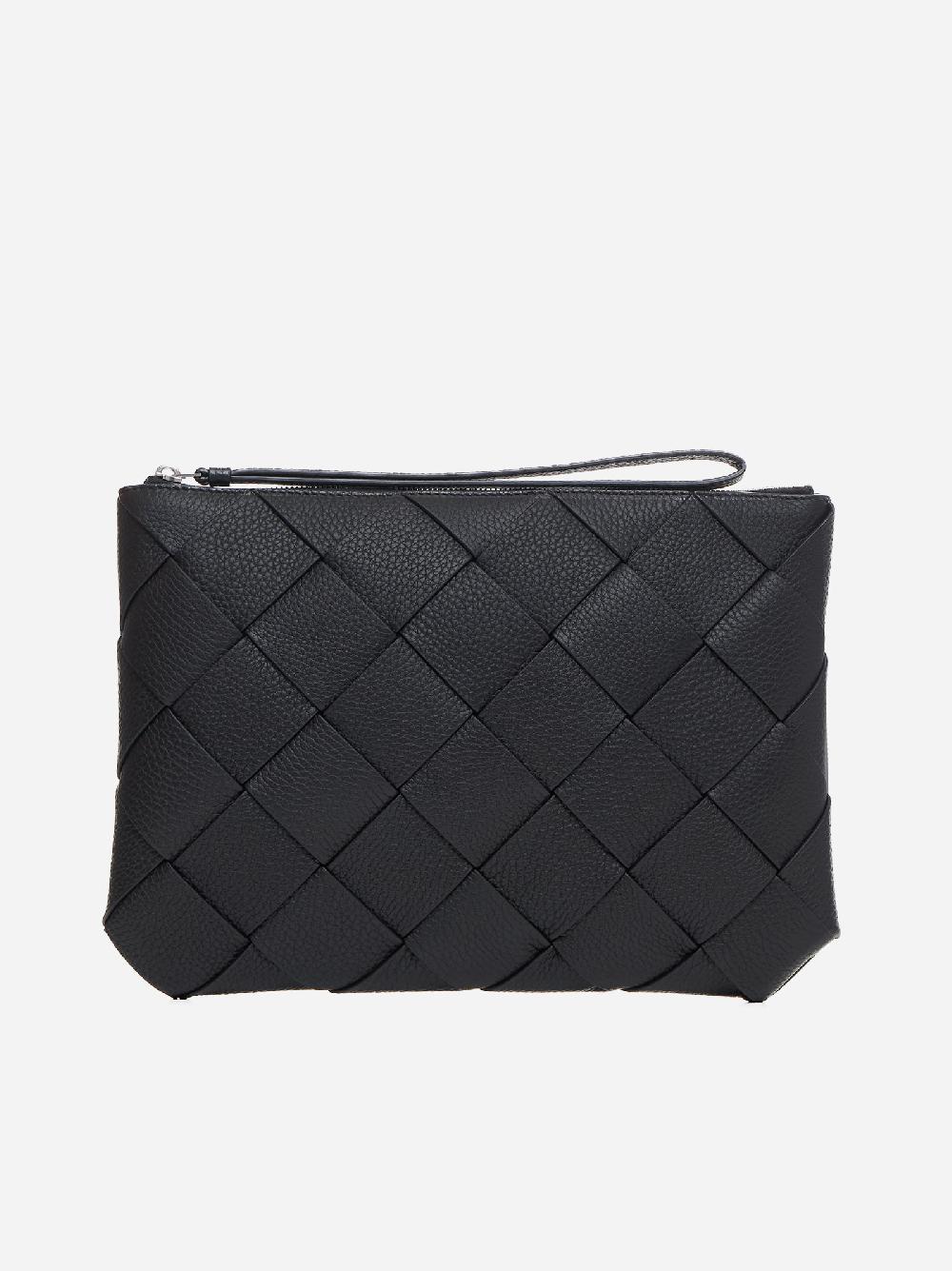 BOTTEGA VENETA Pochette grande Diago in pelle Intreccio