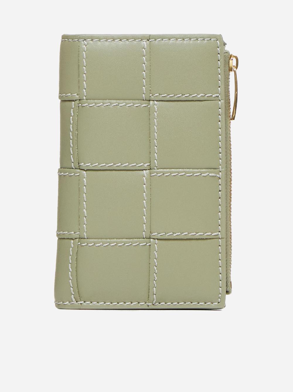 BOTTEGA VENETA Portafoglio Cassette medio in pelle Intreccio