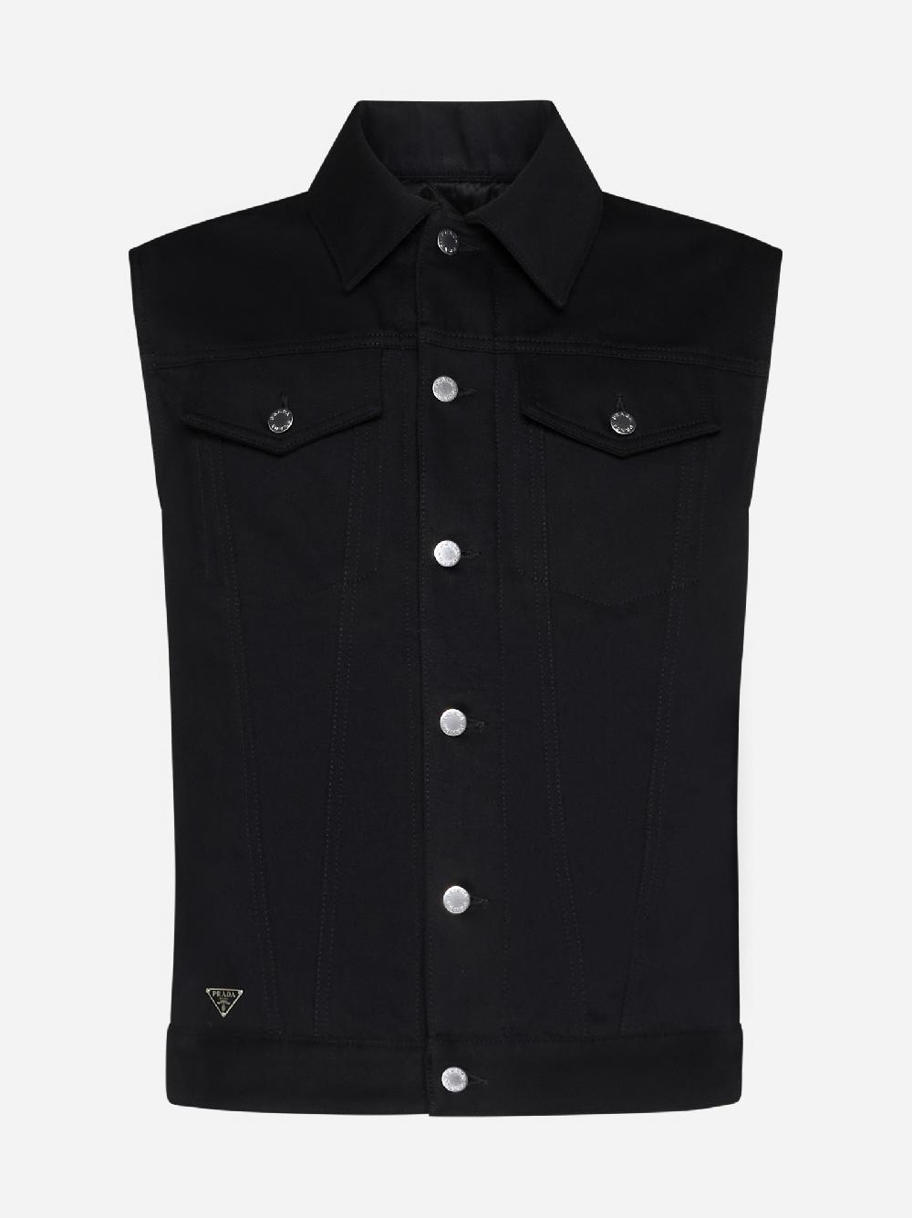 PRADA Gilet in denim