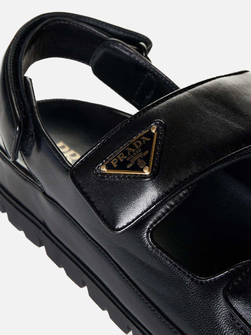 PRADA Sandali In Pelle