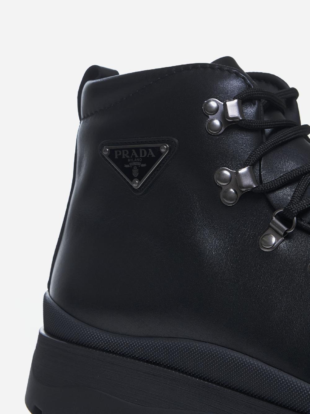 PRADA Stivaletti In Pelle