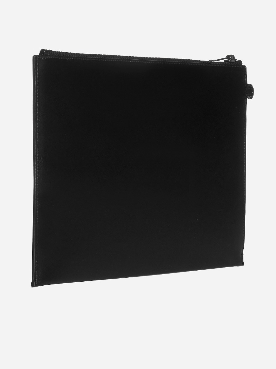 SAINT LAURENT Custodia Per IPad In Pelle