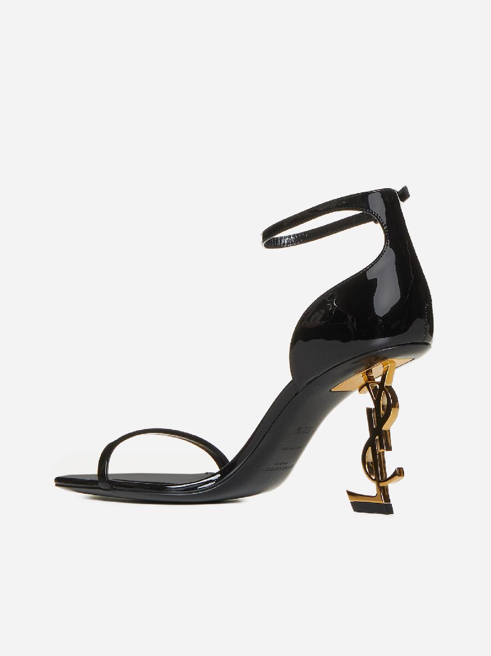 SAINT LAURENT Sandali Opyum YSL In Vernice