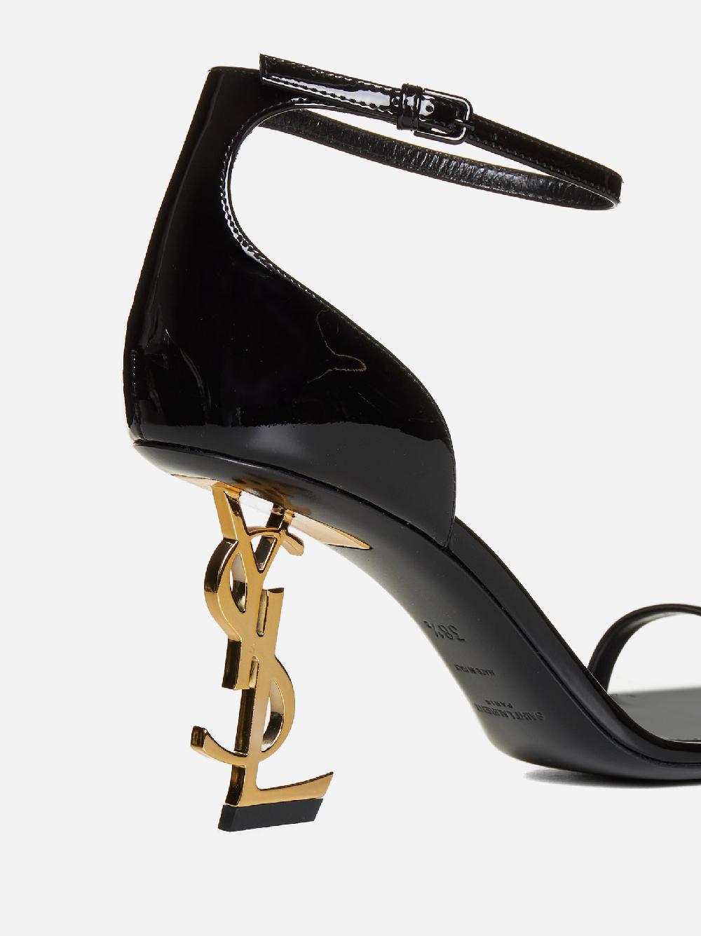 SAINT LAURENT Sandali Opyum YSL In Vernice