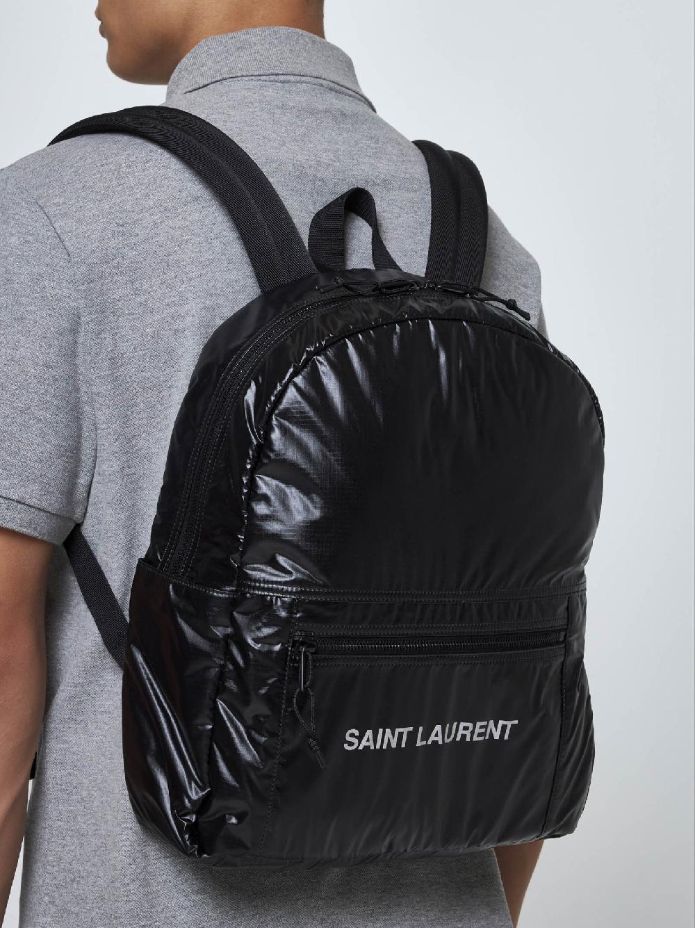 SAINT LAURENT Zaino Nuxx In Nylon Con Logo