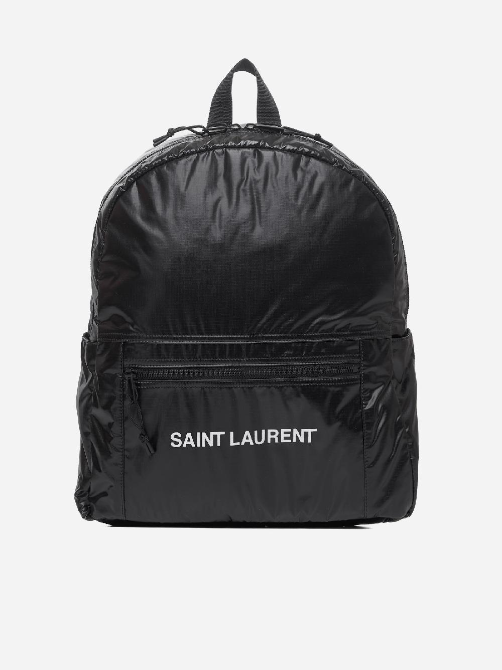 SAINT LAURENT Zaino Nuxx in nylon con logo
