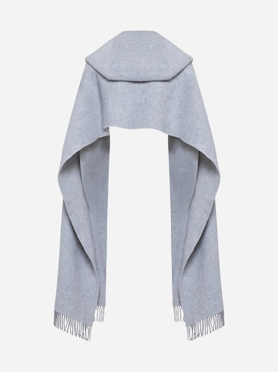 BRUNELLO CUCINELLI Sciarpa Con Cappuccio In Lana E Cashmere