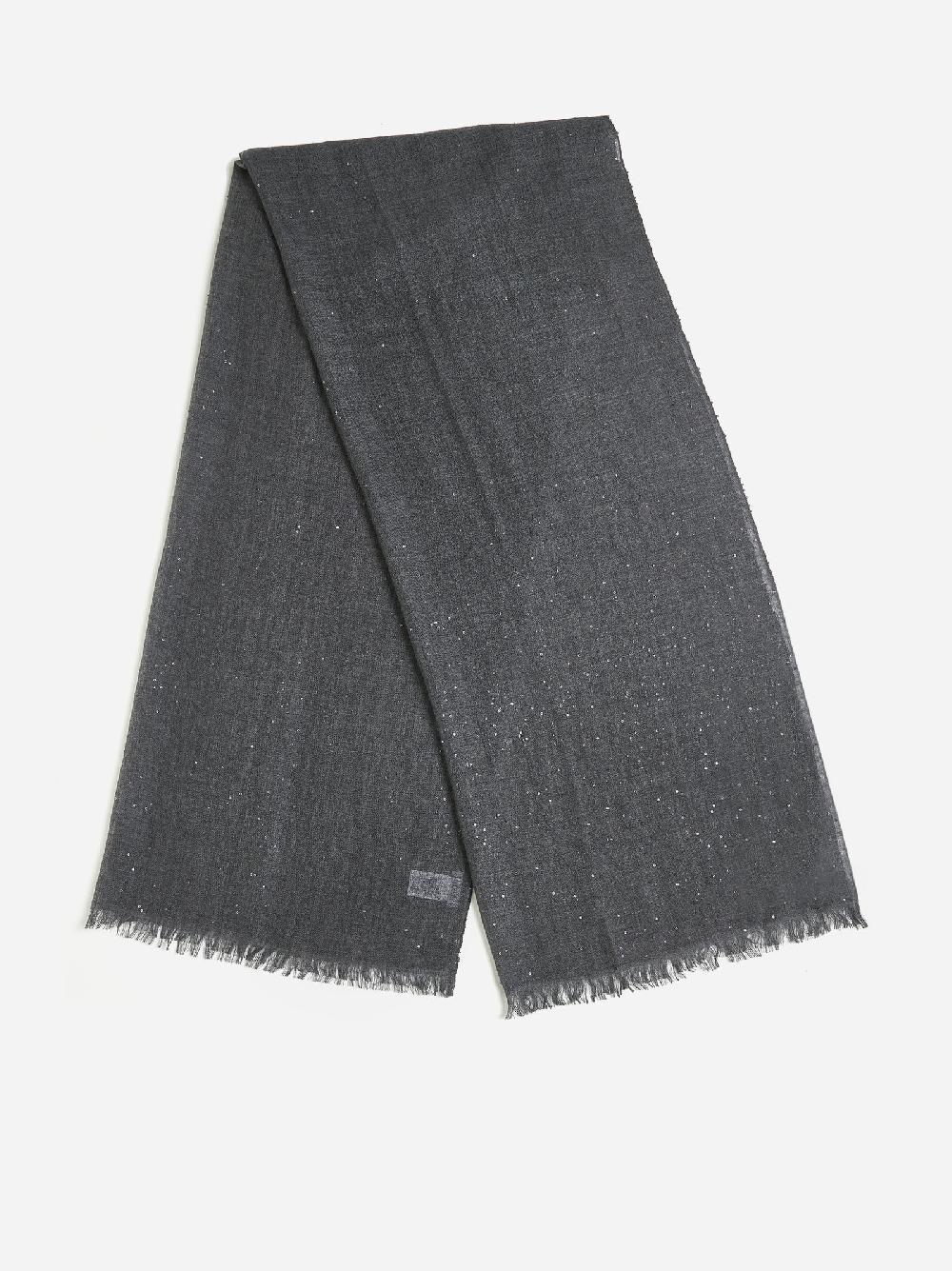 BRUNELLO CUCINELLI Sciarpa In Cashmere E Seta Con Paillettes
