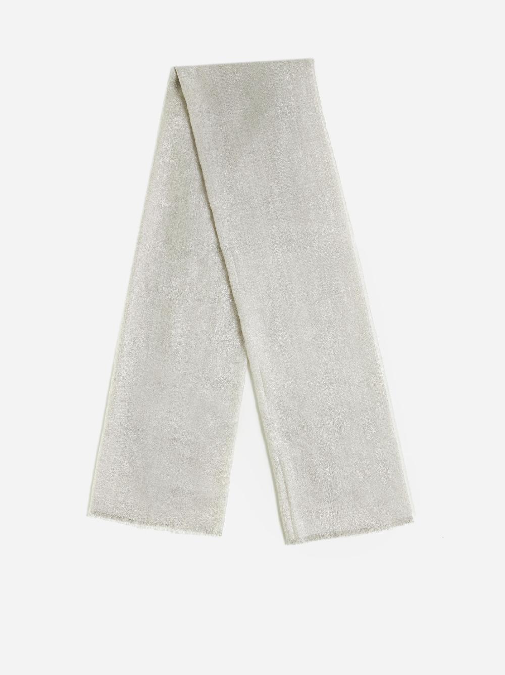 BRUNELLO CUCINELLI Sciarpa Misto Cashmere E Seta Lame’