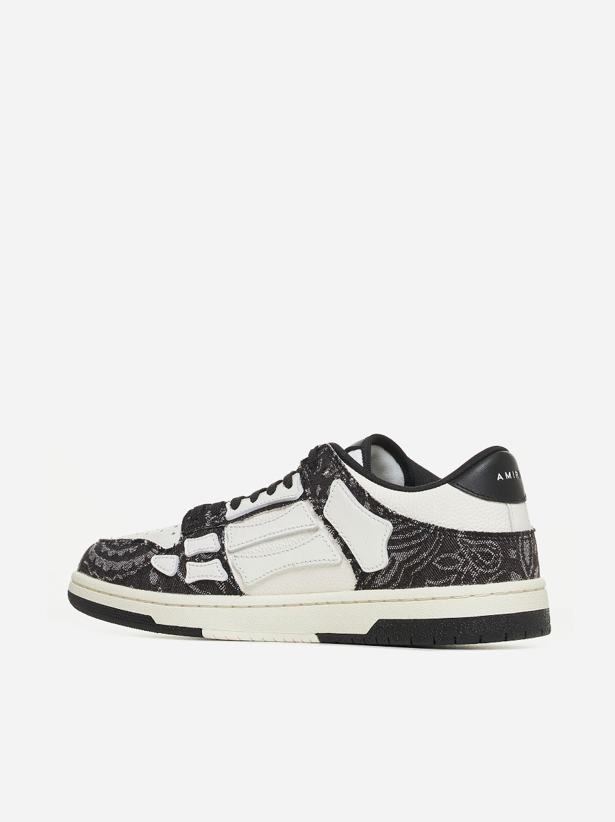 AMIRI Sneakers Skel Bandana Low-top In Pelle E Denim