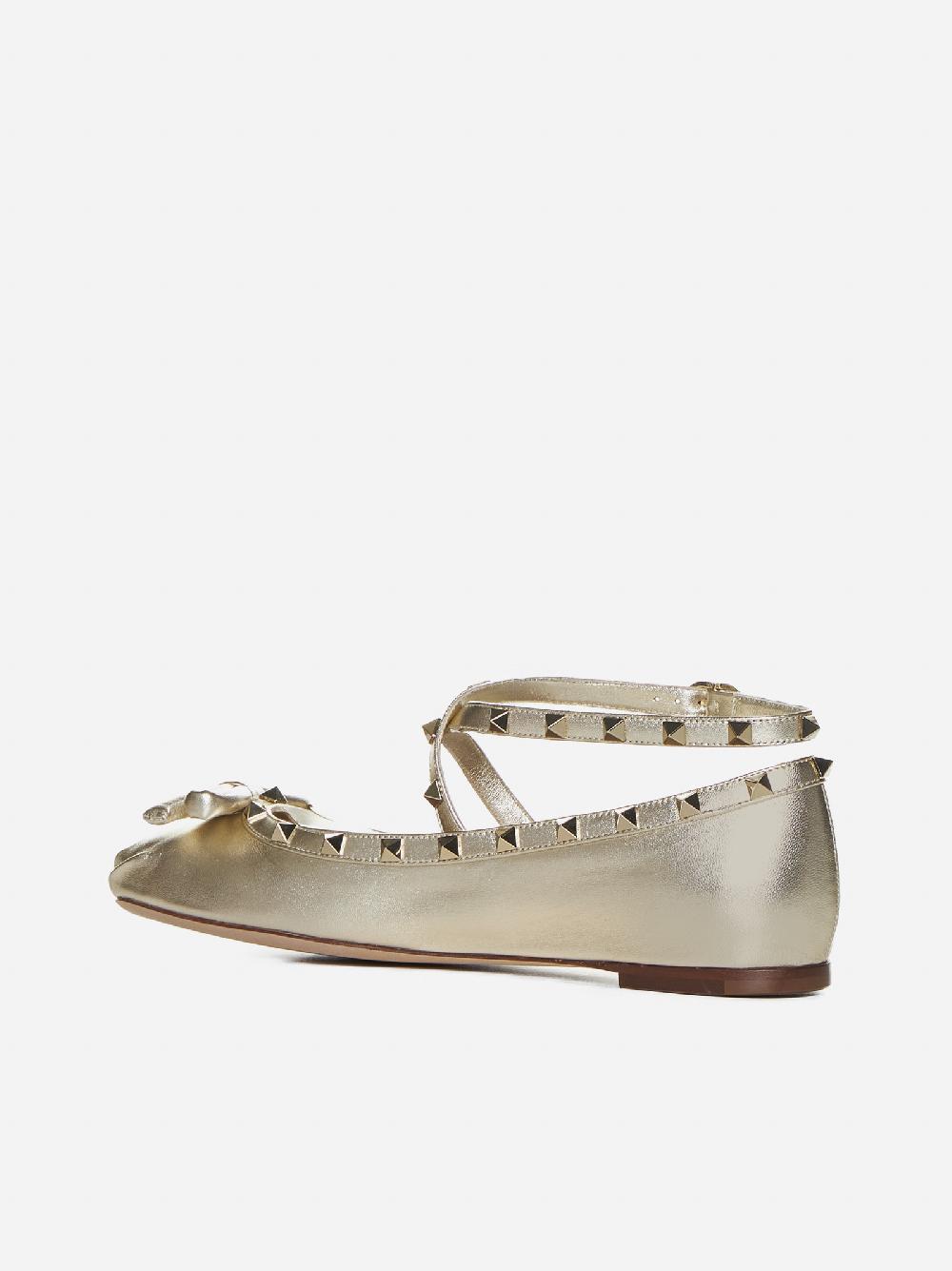 VALENTINO GARAVANI Ballerine Rockstud In Pelle