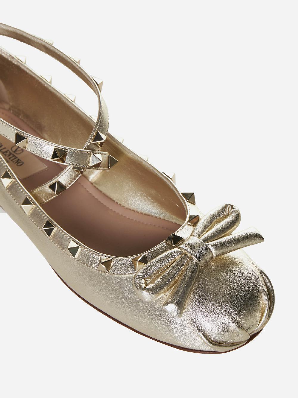 VALENTINO GARAVANI Ballerine Rockstud In Pelle