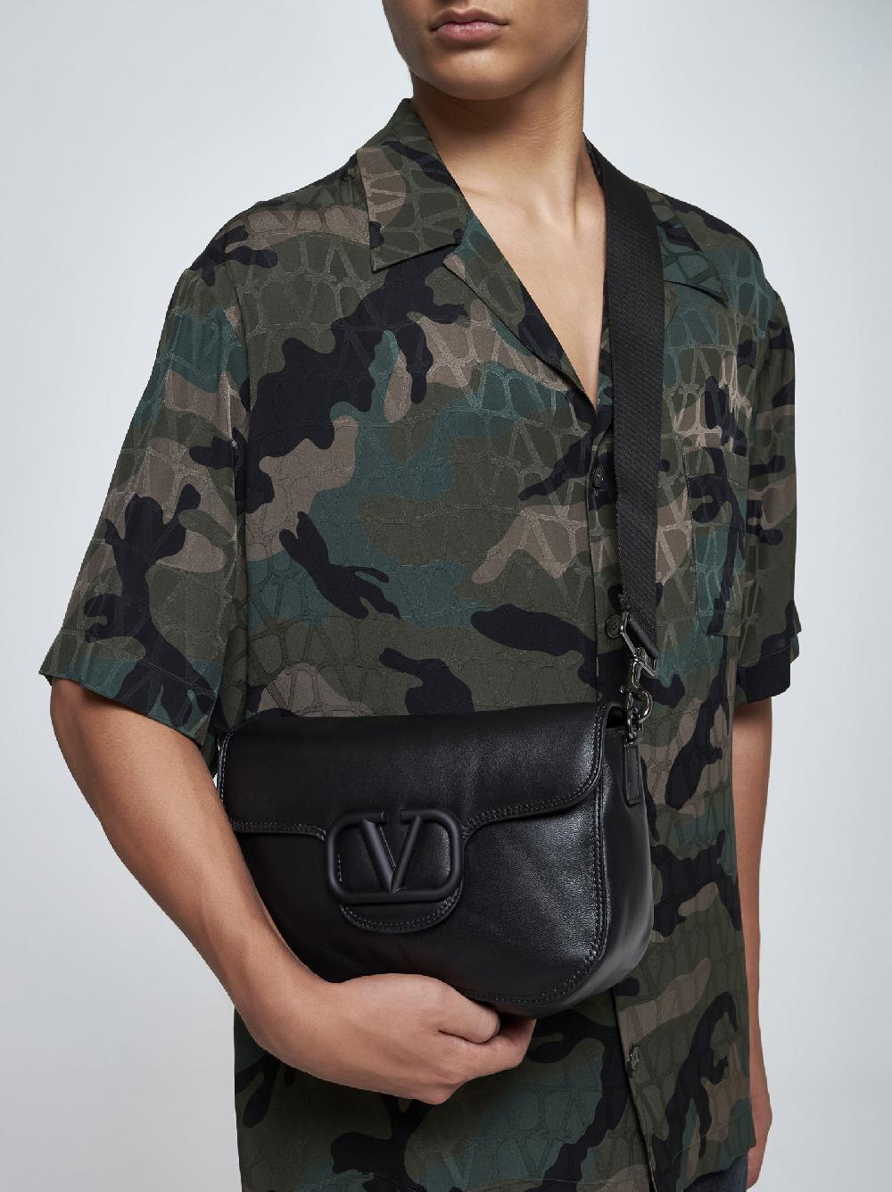 VALENTINO GARAVANI Borsa A Tracolla Noir In Nappa