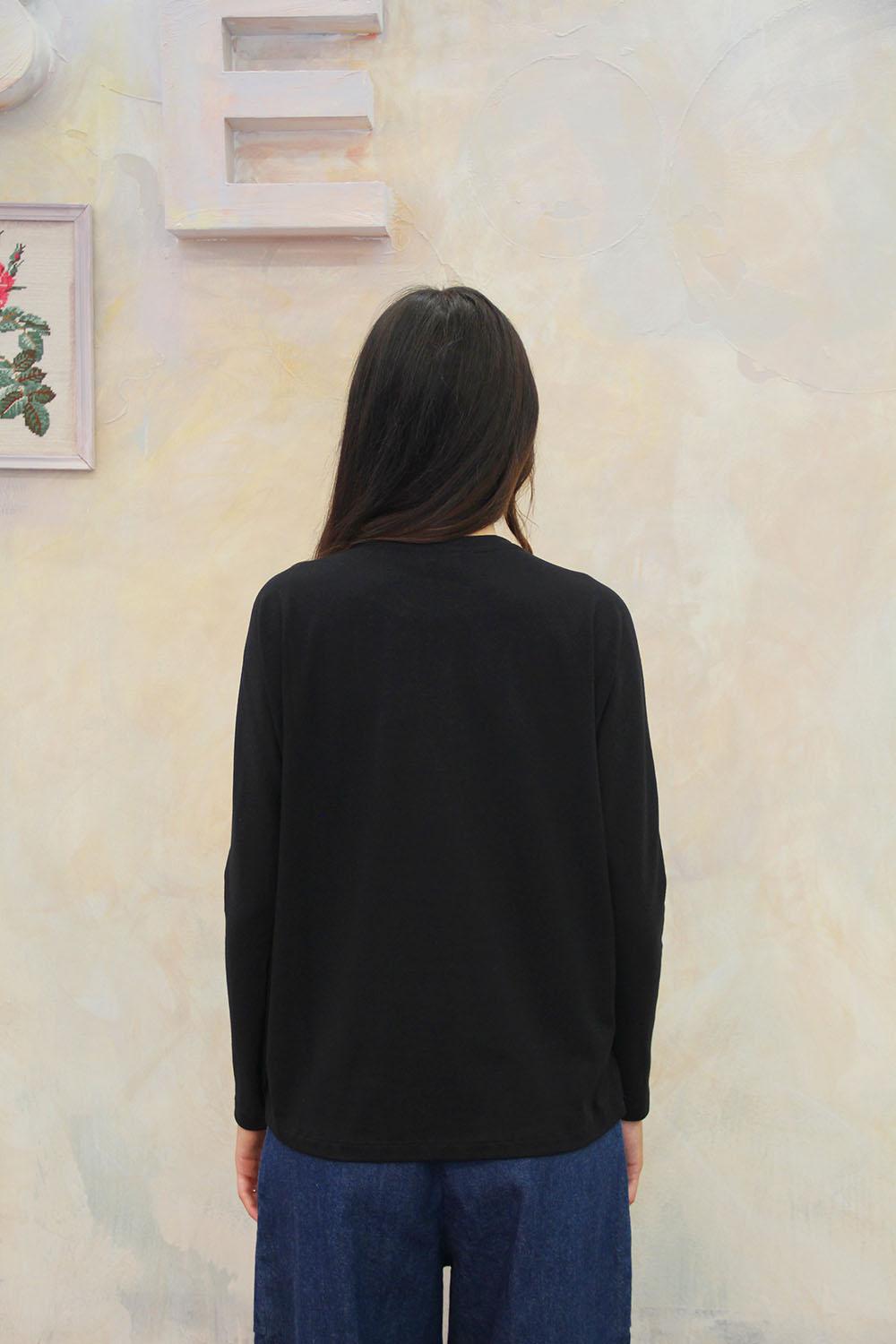 ROSÈ A POIS Abba T-shirt Nero