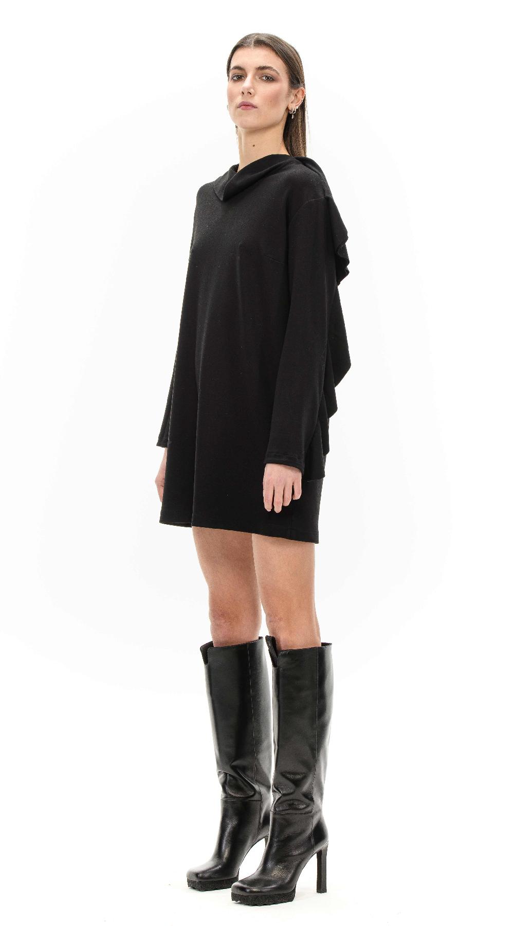 ROSÈ A POIS AGAMEDE Abito con volant