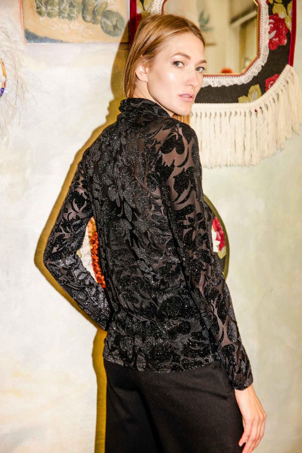 ROSÈ A POIS ANDRE' Dolcevita in jersey