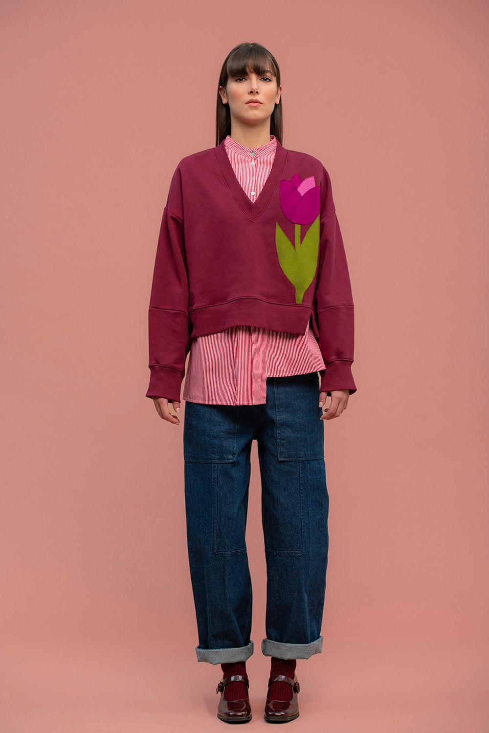 ROSÈ A POIS Any Other Felpa