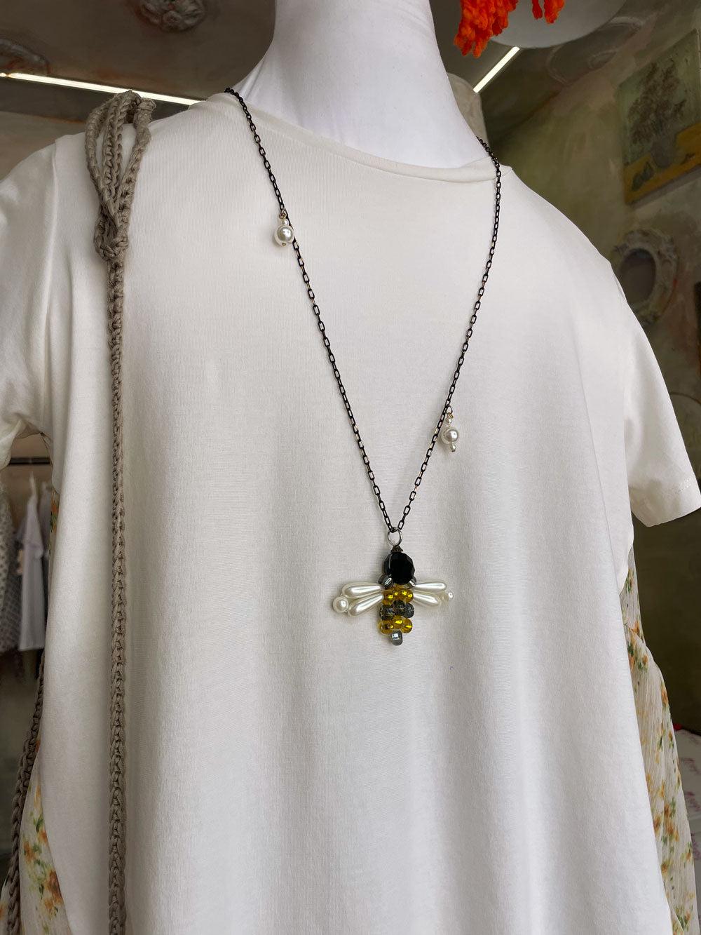 ROSÈ A POIS Apina Collana