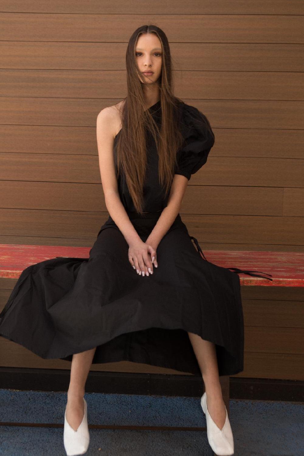 ROSÈ A POIS Aristogatti gonna nero