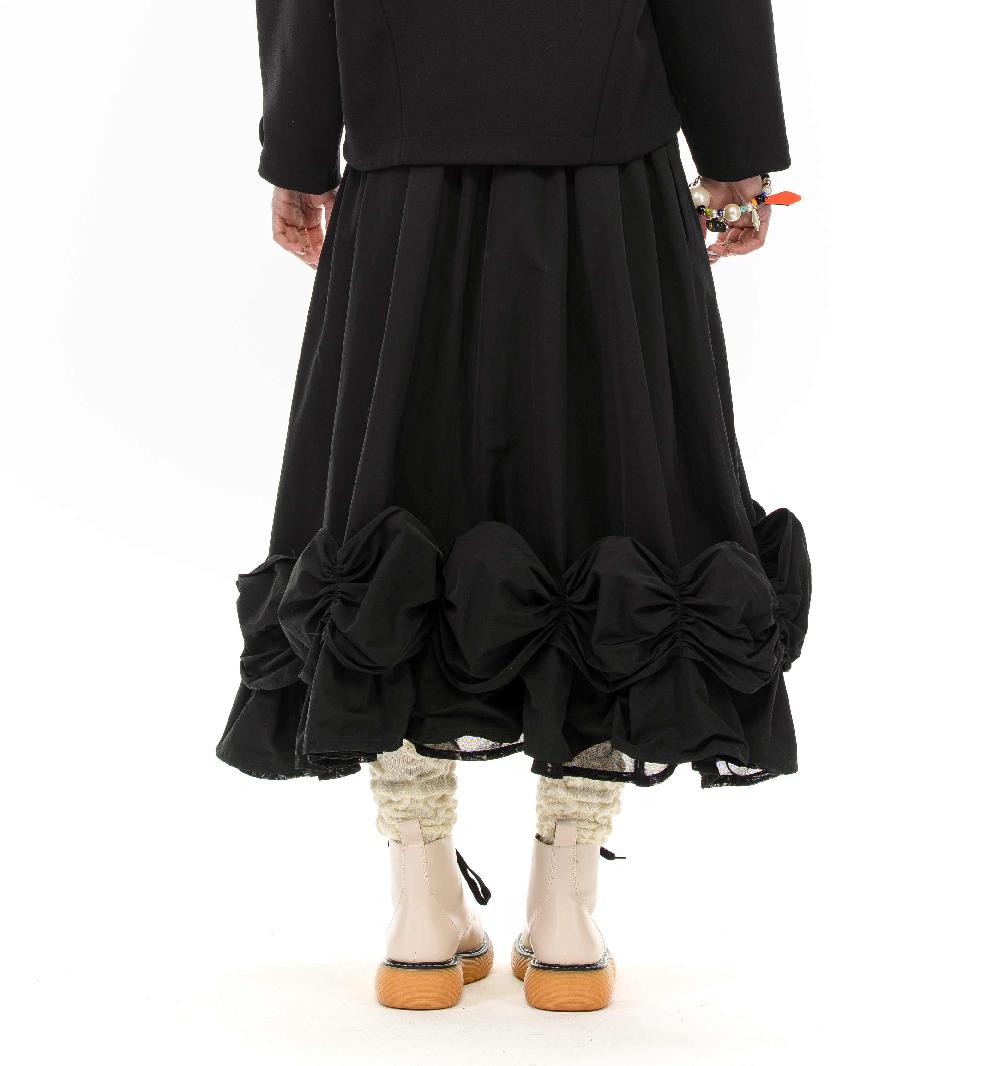 ROSÈ A POIS ASTRA Maxi Gonna