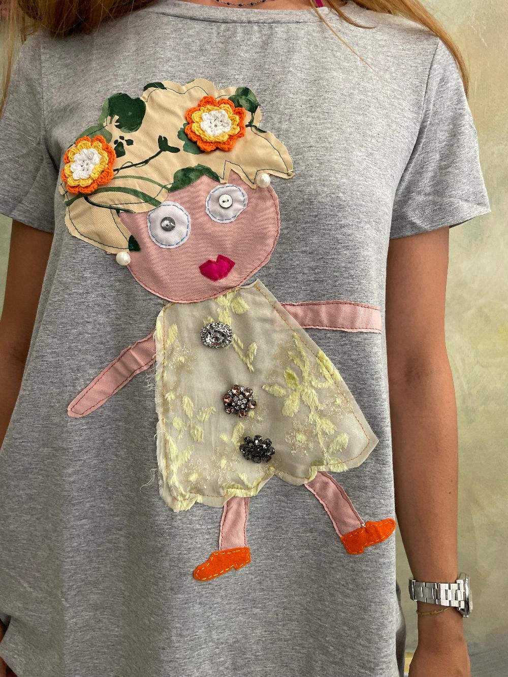 ROSÈ A POIS Bambolina T-shirt