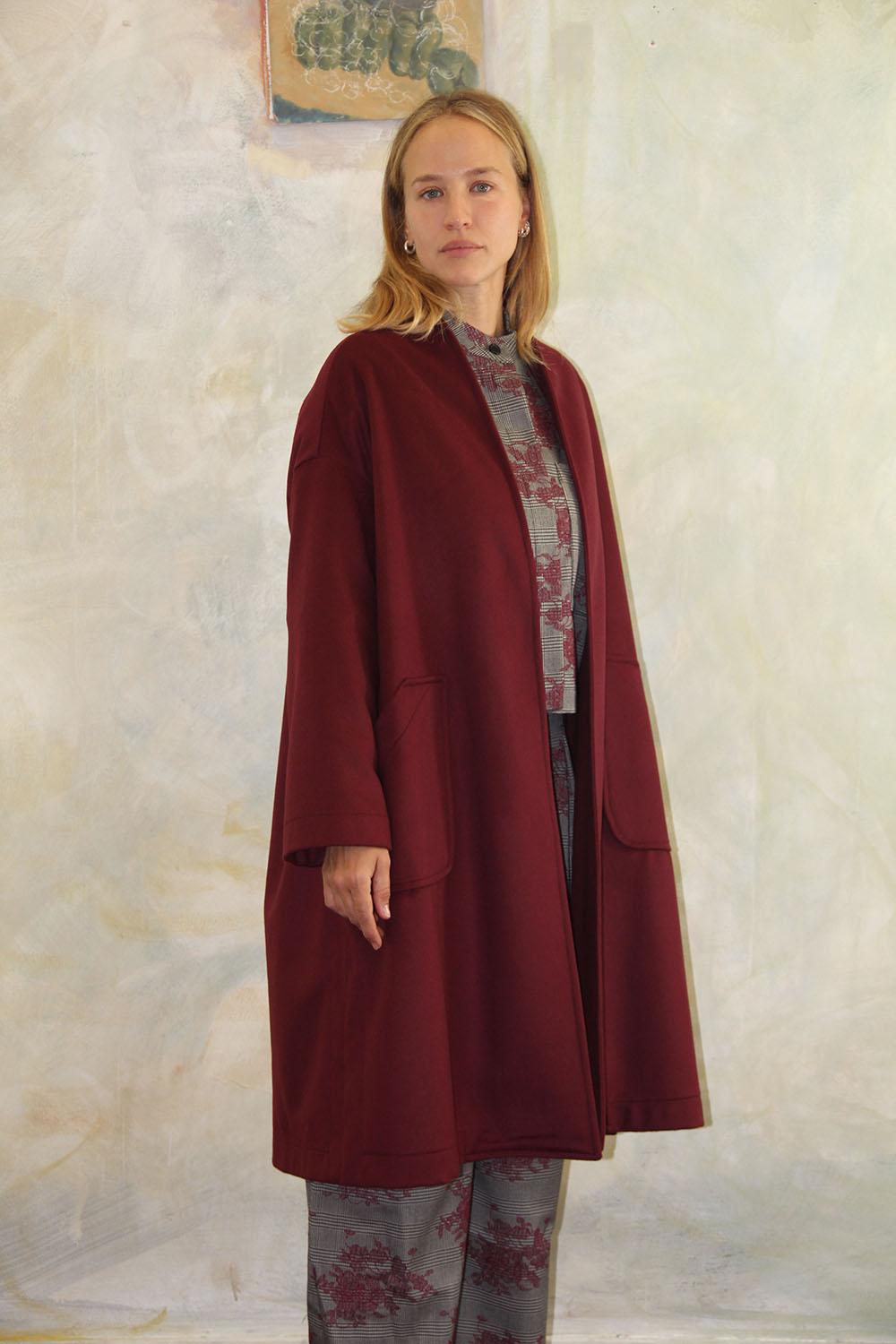 ROSÈ A POIS Baustelle Cappotto Cashmere