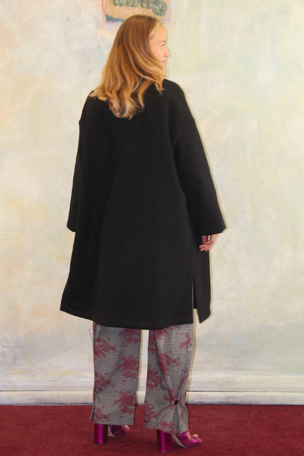 ROSÈ A POIS Baustelle Cappotto Panno