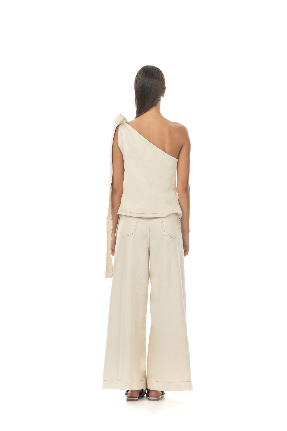 ROSÈ A POIS Biancaneve Pantalone