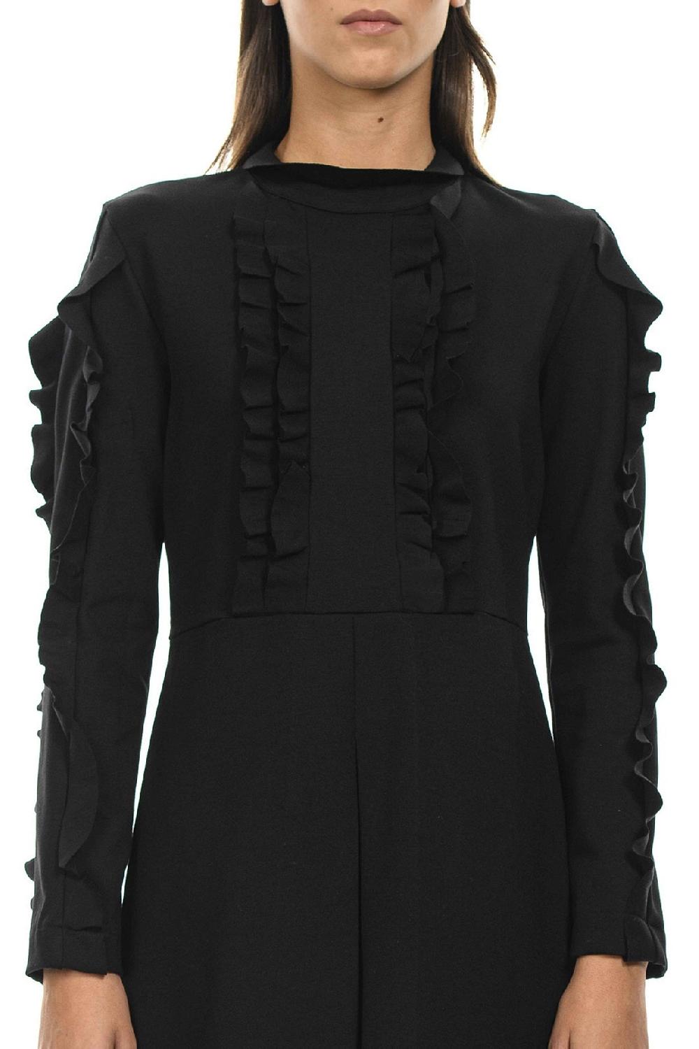 ROSÈ A POIS BIBI Abito Con Micro Rouches