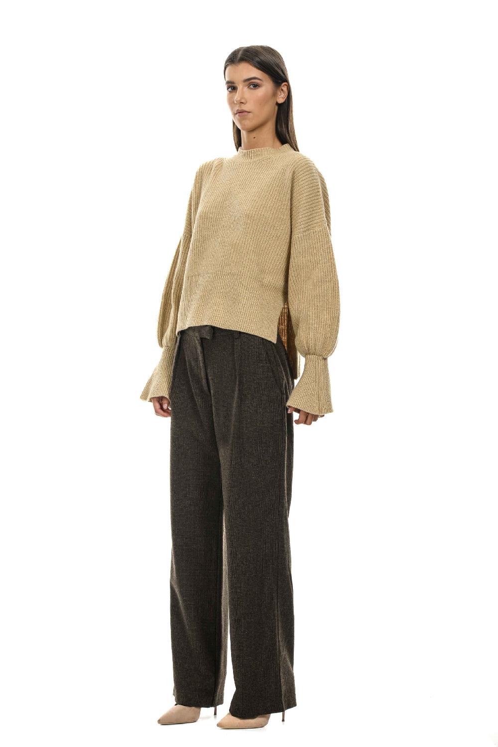 ROSÈ A POIS BING Pantalone In Pura Lana