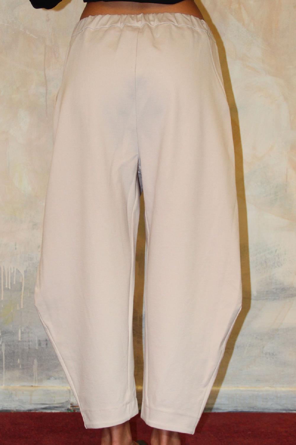 ROSÈ A POIS Blur Pantalone Panna