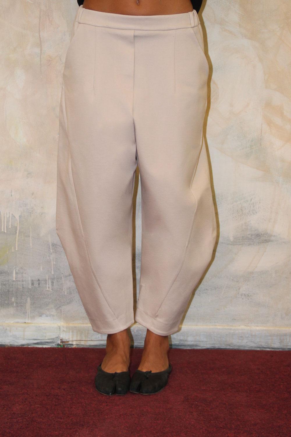 ROSÈ A POIS Blur Pantalone Panna