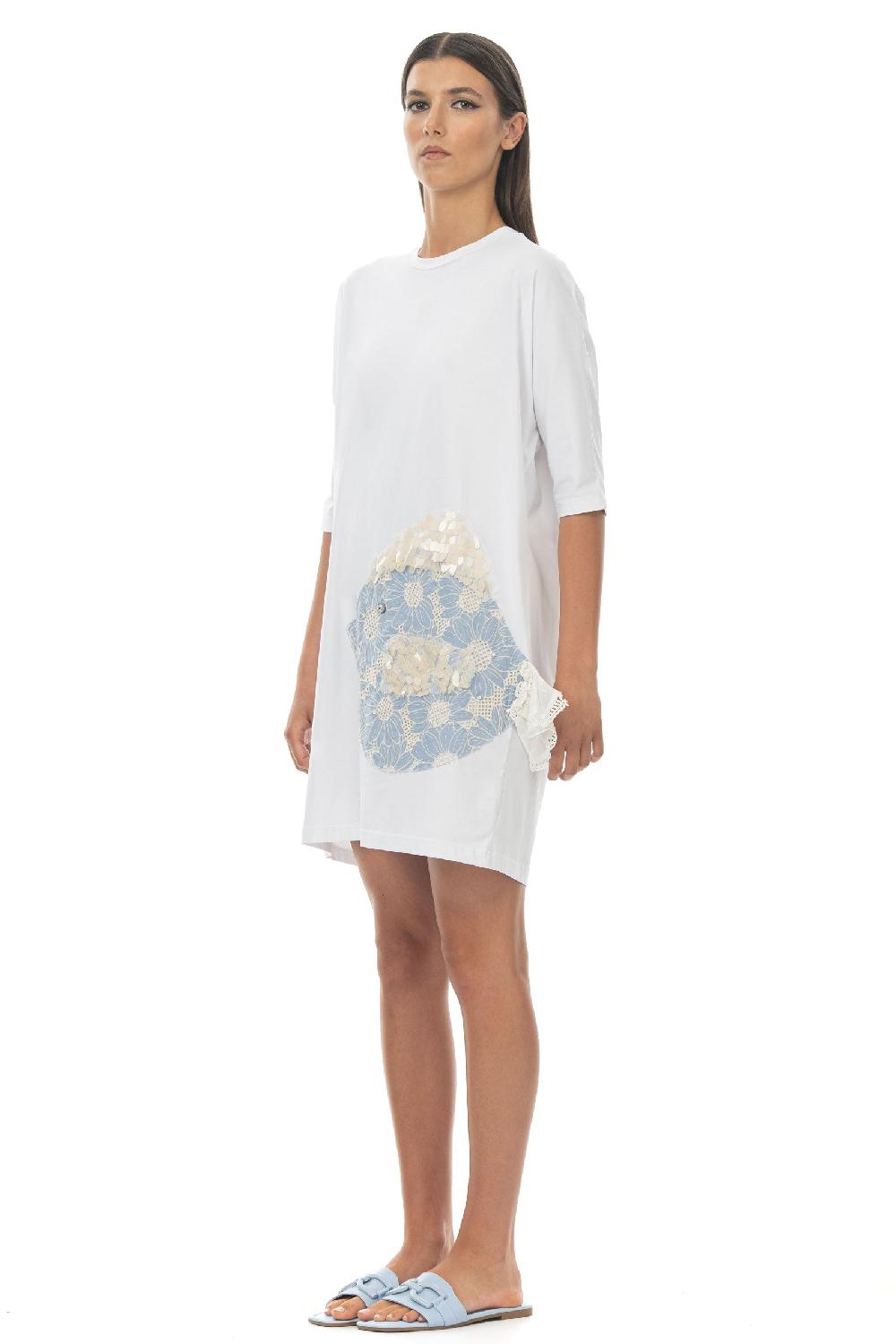 ROSÈ A POIS Brucaliffo Abito