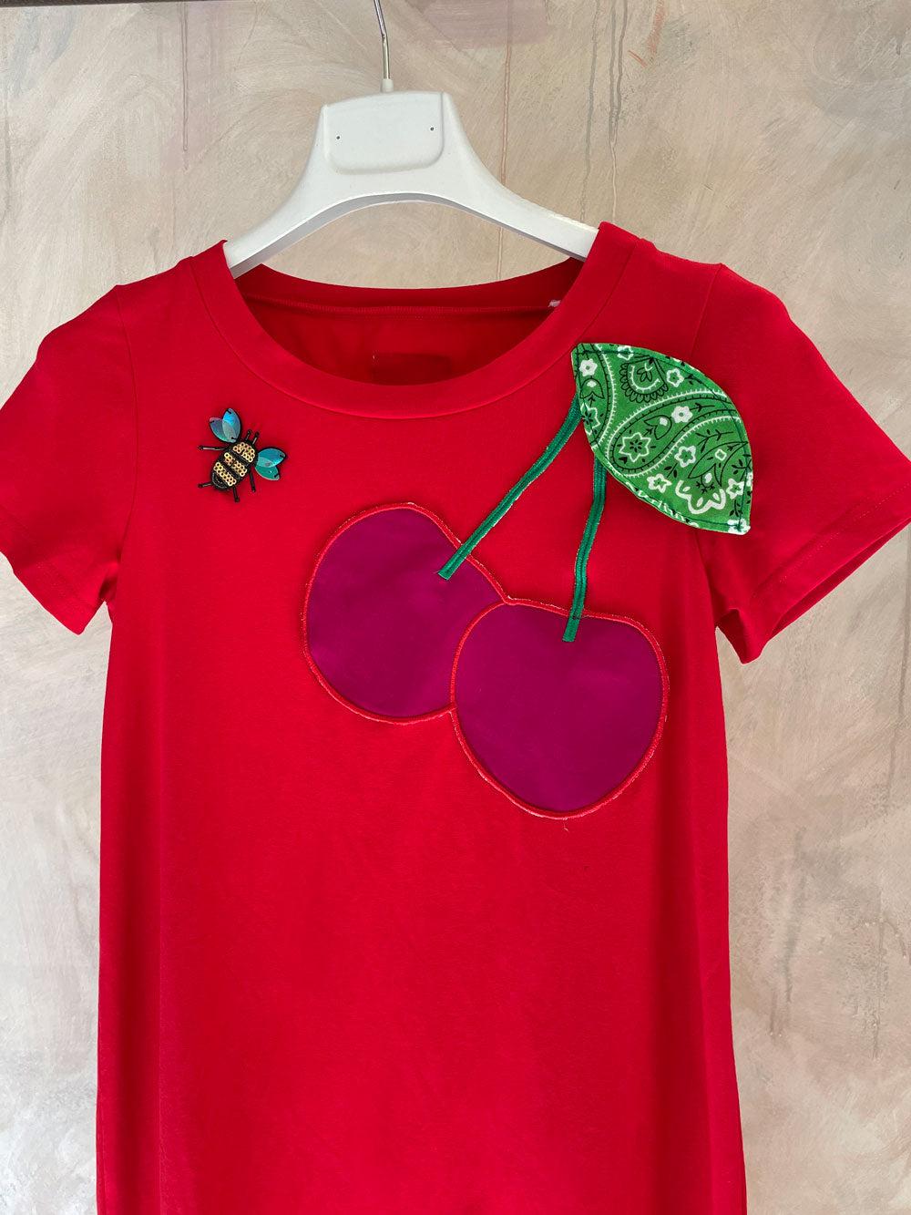 ROSÈ A POIS Caramella Abito