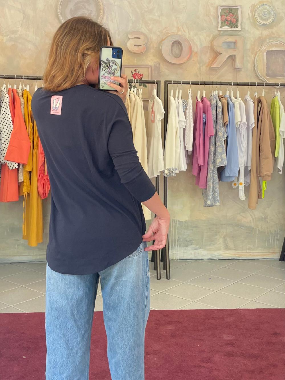 ROSÈ A POIS Carina T-shirt