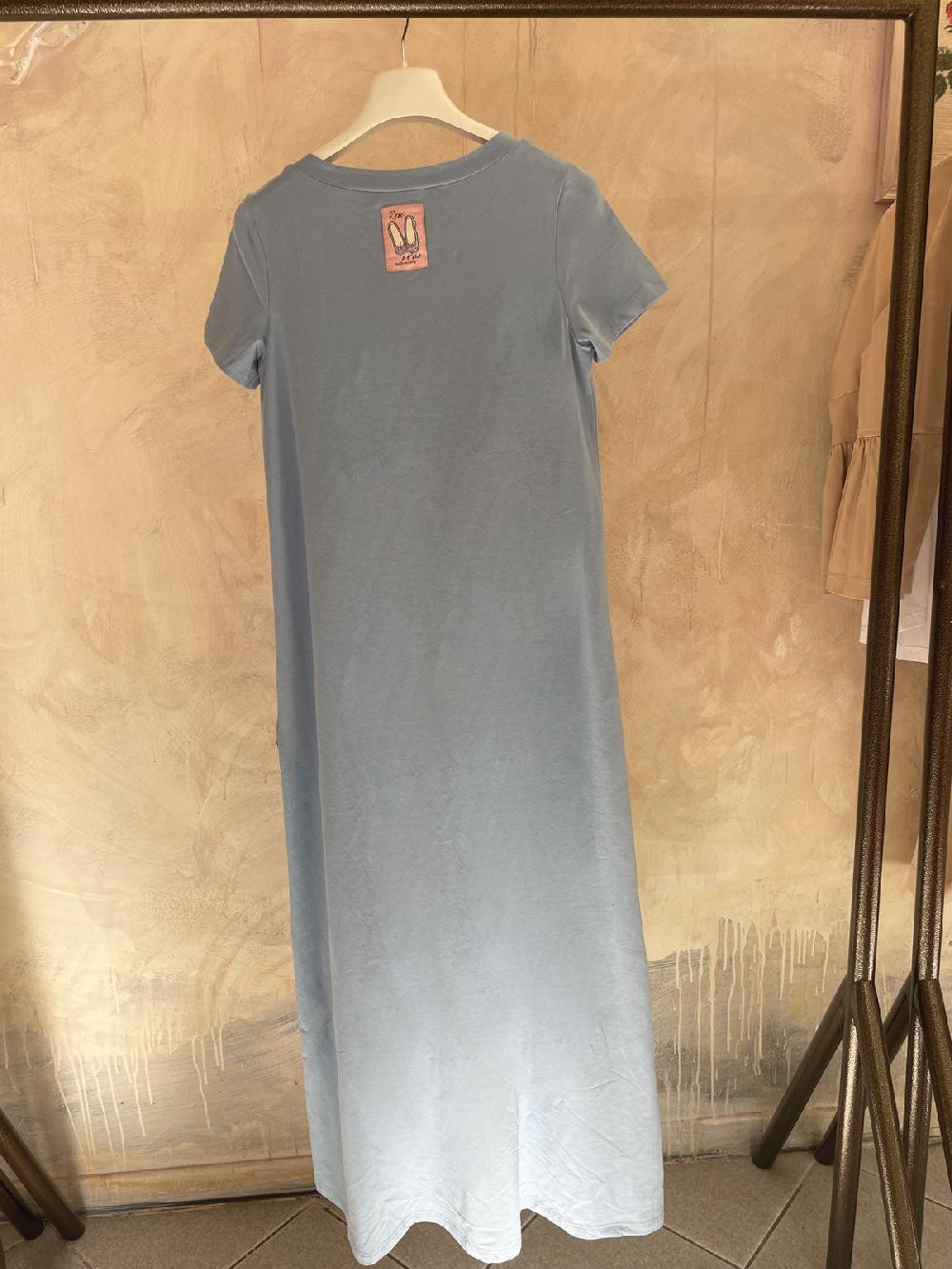 ROSÈ A POIS Celeste Abito