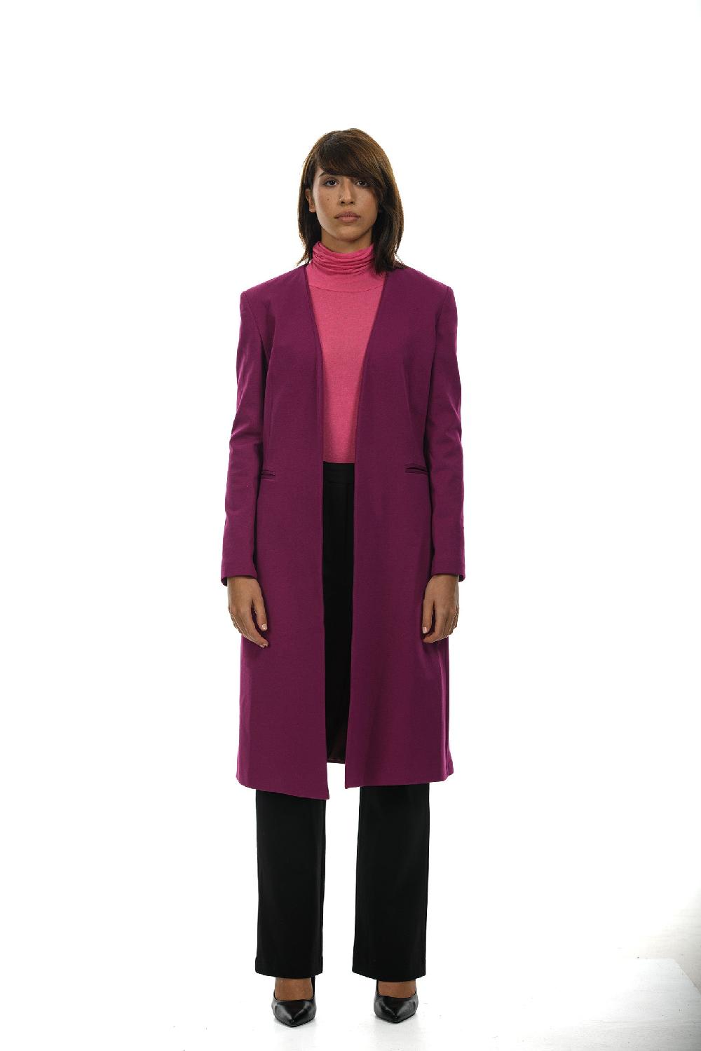 ROSÈ A POIS CRUDELIA Giacca Ciclamino Intenso